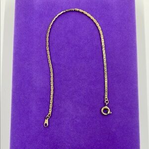 💛 Vintage Gold Plated Chain Bracelet
